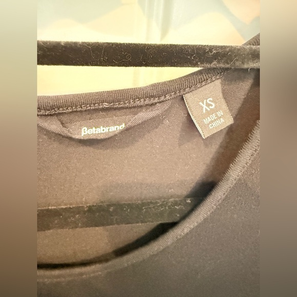 Betabrand Black Journey Dress Long Sleeve 6 Pockets Size XS - Picture 2 of 5